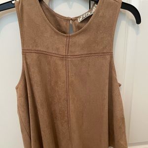 Suede top